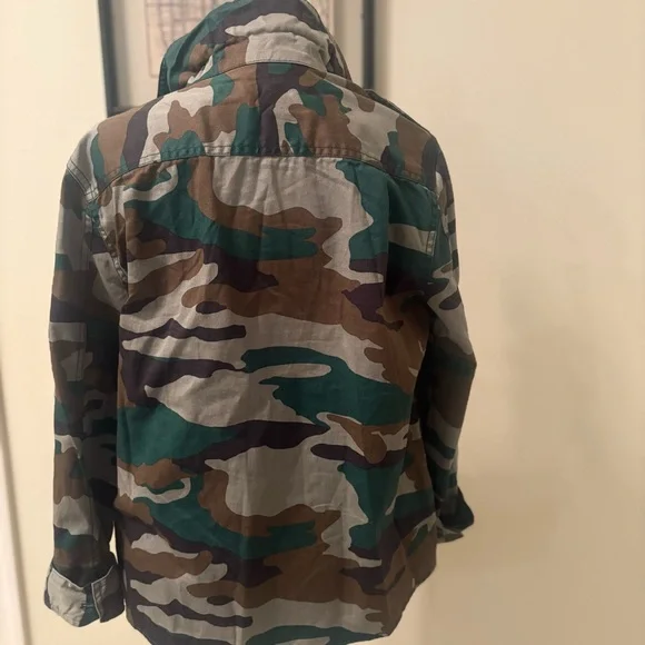 J.Crew Mercantile Camo Utility Jacket – Size S - Picture 3 of 4